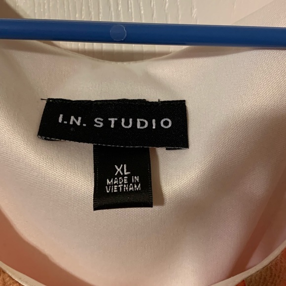 I.N. Studio maxi dress with belt Size XL - Picture 2 of 2